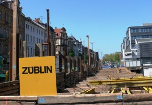 Verkauf eines Teiles der Bahnhofstraße an die Fa. Züblin / Strabag
